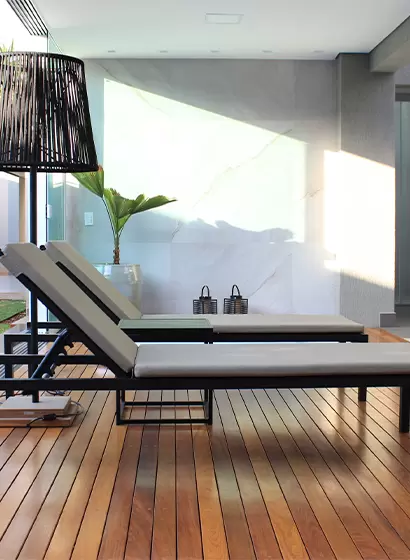 Espreguiçadeira Com Futon