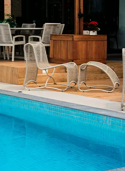 Móveis de Design para Piscina | Coleção Viva o Verão Fibrillare